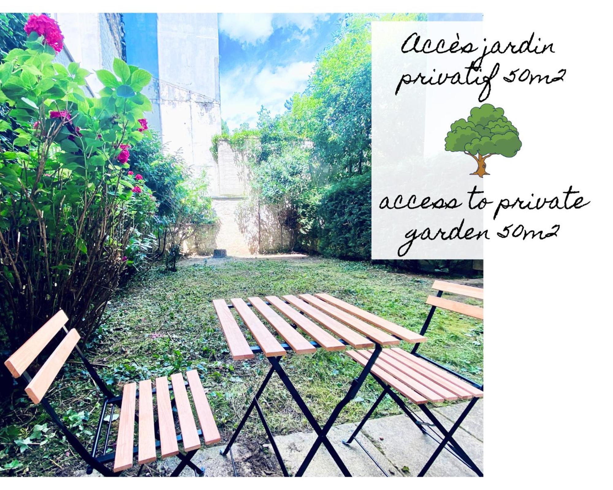 Cosy Avec Salle De Bain Et Jardin Prive * Parijs